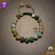 دستبند عقیق سبز ماداگاسکار با مهره گبری مناسب چاکرای قلب و آرامش احساسی-www.coof.ir-فروشگاه عود کوف