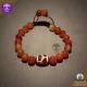 دستبند کارنلین با مهره گبری – سنگ انرژی و نیایش-www.coof.ir-فروشگاه عود کوف