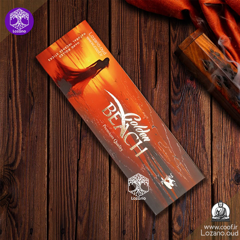 عود دستساز Golden Beach پگیمال ۵۰ گرمی با رایحه شیرین و ملایم-www.coof.ir